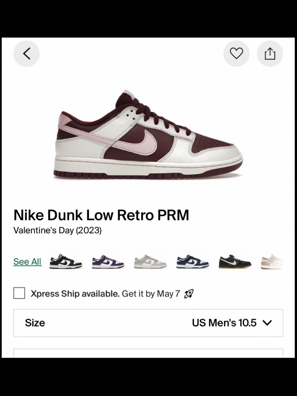 Nike Dunk Low - Valentines Day